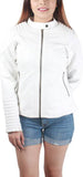 Biker / Motorcycle Jacket - Women Real Lambskin Leather Biker Jacket KW434 - Koza Leathers