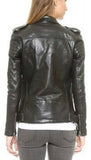 Biker / Motorcycle Jacket - Women Real Lambskin Leather Biker Jacket KW436 - Koza Leathers