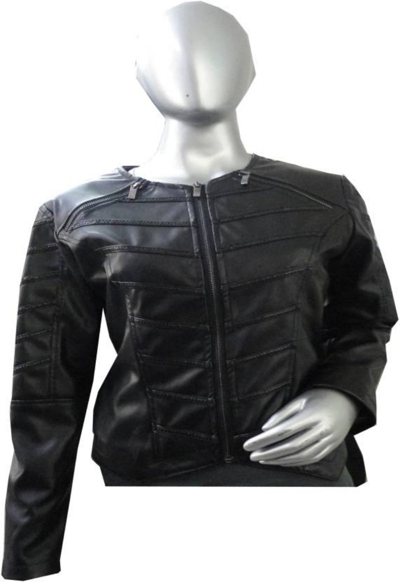 Biker / Motorcycle Jacket - Women Real Lambskin Leather Biker Jacket KW437 - Koza Leathers