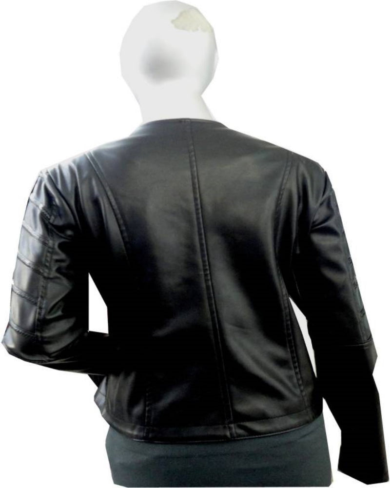 Biker / Motorcycle Jacket - Women Real Lambskin Leather Biker Jacket KW437 - Koza Leathers
