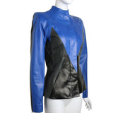 Biker / Motorcycle Jacket - Women Real Lambskin Leather Biker Jacket KW449 - Koza Leathers