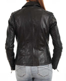 Koza Leathers Women's Real Lambskin Leather Blazer BW001