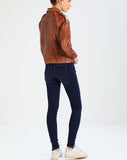 Biker / Motorcycle Jacket - Women Real Lambskin Leather Biker Jacket KW261 - Koza Leathers