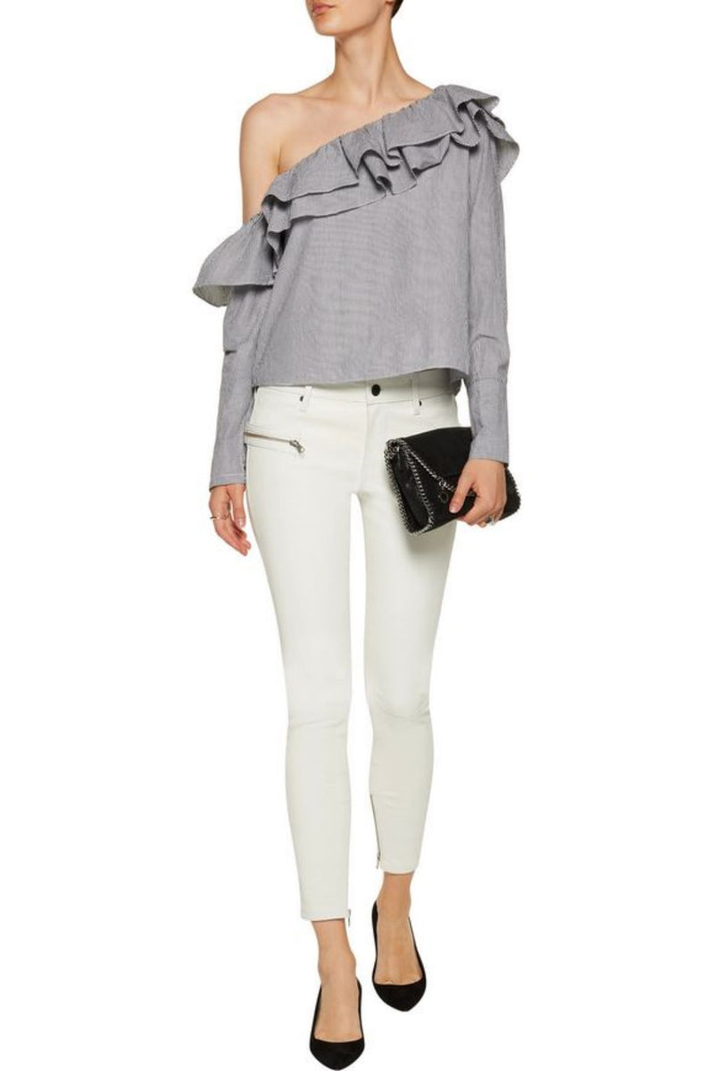 Koza Leathers Women's Real Lambskin Leather Skinny Pant WP093