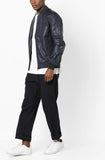 Biker Jacket - Men Real Lambskin Motorcycle Leather Biker Jacket KM678 - Koza Leathers