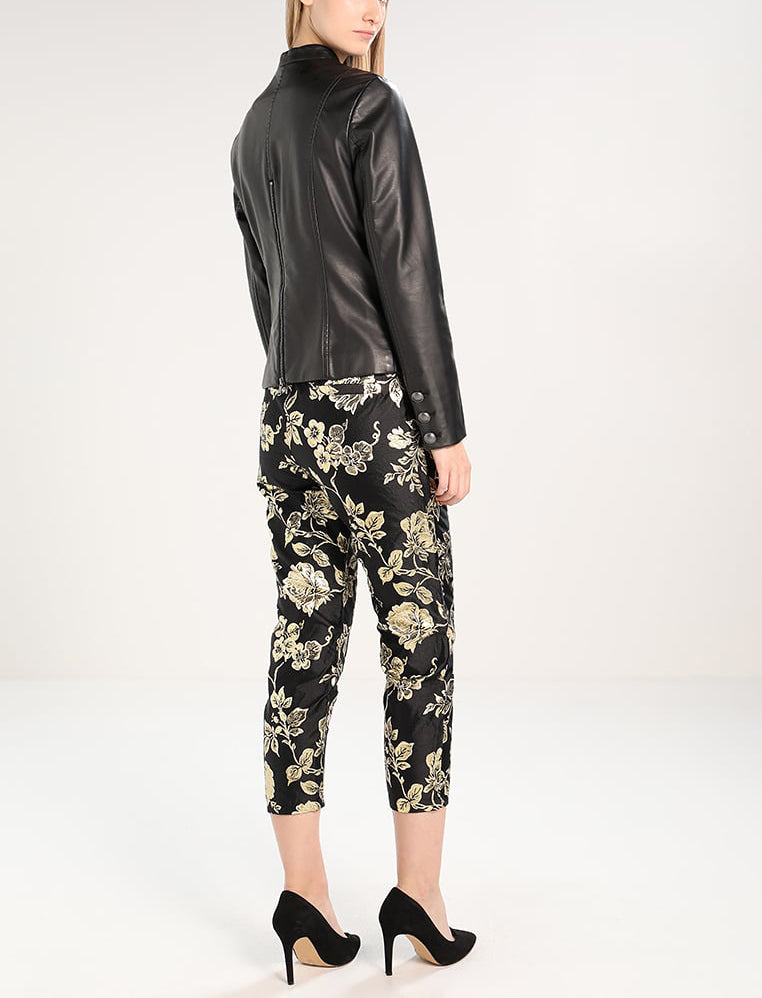 Biker / Motorcycle Jacket - Women Real Lambskin Leather Biker Jacket KW263 - Koza Leathers