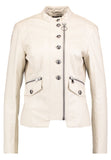 Biker / Motorcycle Jacket - Women Real Lambskin Leather Biker Jacket KW264 - Koza Leathers