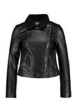 Biker / Motorcycle Jacket - Women Real Lambskin Leather Biker Jacket KW265 - Koza Leathers