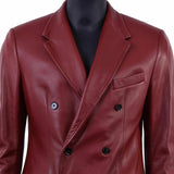 Koza Leathers Men's Real Lambskin Leather Blazer KB138