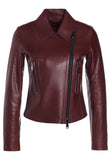 Biker / Motorcycle Jacket - Women Real Lambskin Leather Biker Jacket KW266 - Koza Leathers