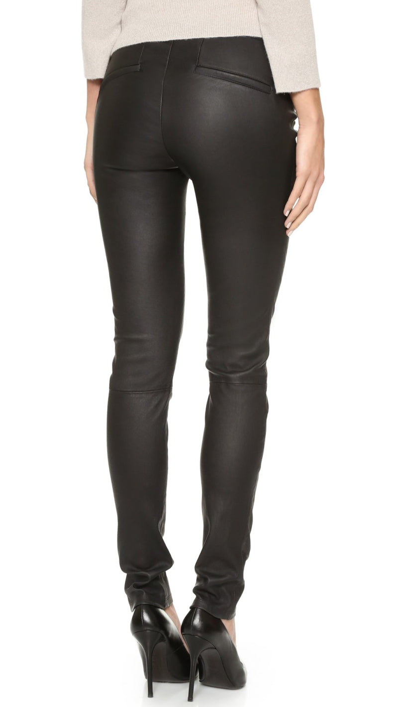 Koza Leathers Women's Real Lambskin Leather Skinny Pant WP097