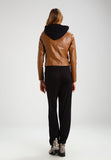 Biker / Motorcycle Jacket - Women Real Lambskin Leather Biker Jacket KW269 - Koza Leathers