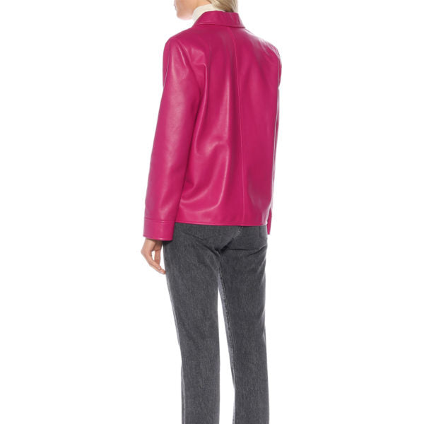 Koza Leathers Women's Real Lambskin Leather Blazer BW089