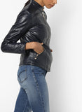 Biker / Motorcycle Jacket - Women Real Lambskin Leather Biker Jacket KW561 - Koza Leathers