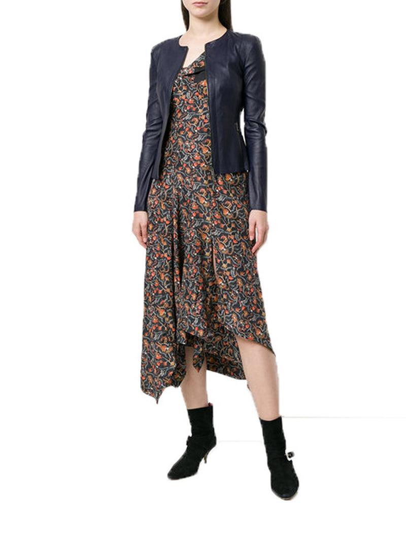 Biker / Motorcycle Jacket - Women Real Lambskin Leather Biker Jacket KW546 - Koza Leathers