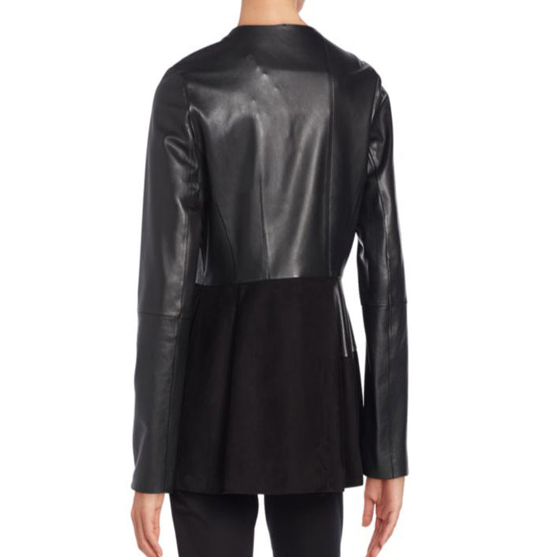 Biker / Motorcycle Jacket - Women Real Lambskin Leather Biker Jacket KW450 - Koza Leathers