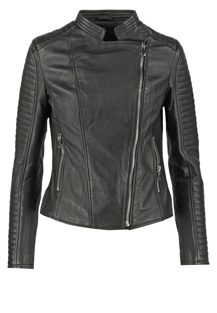 Biker / Motorcycle Jacket - Women Real Lambskin Leather Biker Jacket KW063 - Koza Leathers