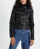 Biker / Motorcycle Jacket - Women Real Lambskin Leather Biker Jacket KW273 - Koza Leathers