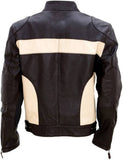 Biker Jacket - Men Real Lambskin Motorcycle Leather Biker Jacket KM470 - Koza Leathers