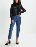 Biker / Motorcycle Jacket - Women Real Lambskin Leather Biker Jacket KW273 - Koza Leathers