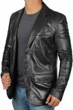 Koza Leathers Men's Real Lambskin Leather Blazer KB140