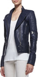 Biker / Motorcycle Jacket - Women Real Lambskin Leather Biker Jacket KW521 - Koza Leathers