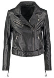 Biker / Motorcycle Jacket - Women Real Lambskin Leather Biker Jacket KW067 - Koza Leathers