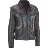 Koza Leathers Women's Real Lambskin Leather Bomber Jacket KW169