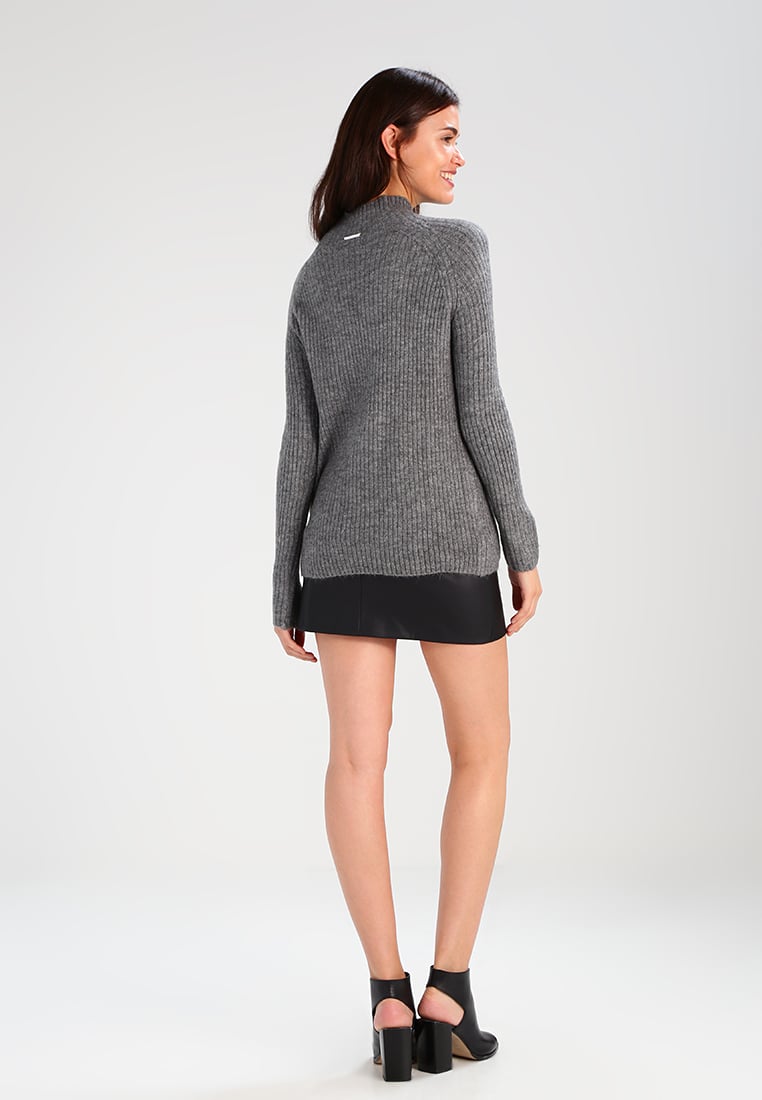 Knee Length Skirt - Women Real Lambskin Leather Mini Skirt WS124 - Koza Leathers