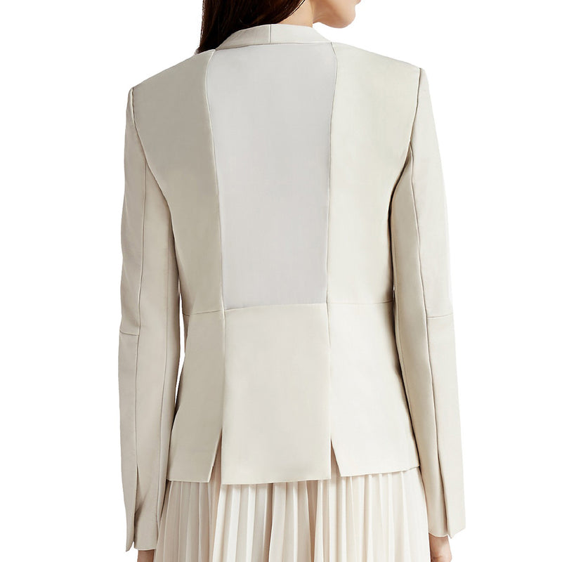 Koza Leathers Women's Real Lambskin Leather Blazer BW071