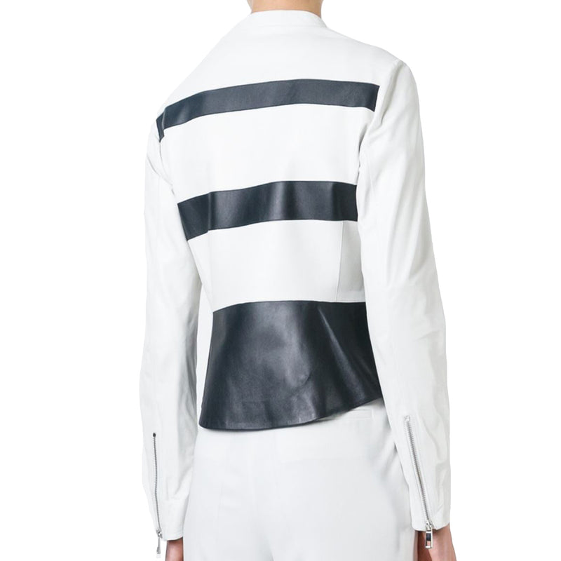 Biker / Motorcycle Jacket - Women Real Lambskin Leather Biker Jacket KW451 - Koza Leathers