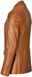 KL Koza Leathers Men's Leather Jacket Genuine Two Button Lambskin Leather Blazer KB101