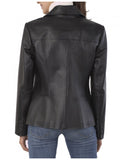 Koza Leathers Women's Real Lambskin Leather Blazer BW103
