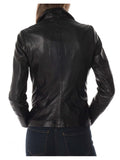 Koza Leathers Women's Real Lambskin Leather Blazer BW107