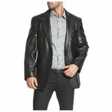 Koza Leathers Men's Real Lambskin Leather Blazer KB080