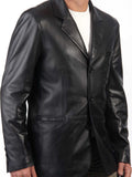Koza Leathers Men's Real Lambskin Leather Blazer KB088