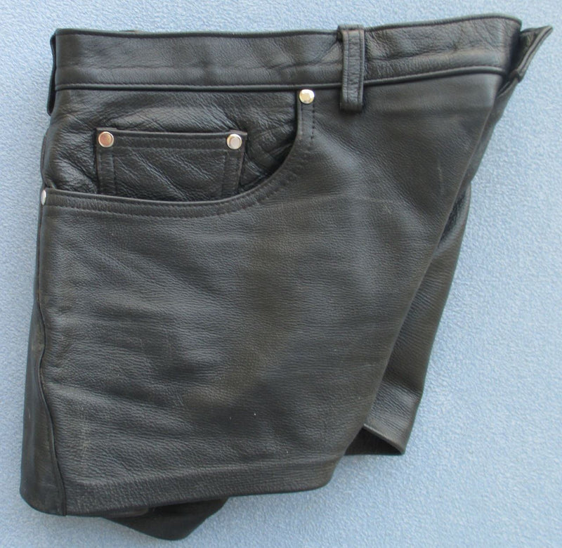 Koza Leathers Men's Real Lambskin Leather Shorts MS018