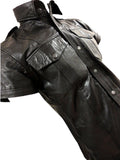 Men's Genuine Lambskin Leather Shirt Jacket MSH021