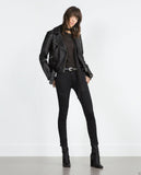 Biker / Motorcycle Jacket - Women Real Lambskin Leather Jacket KW003 - Koza Leathers