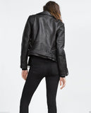 Biker / Motorcycle Jacket - Women Real Lambskin Leather Jacket KW003 - Koza Leathers