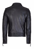 Biker Jacket - Men Real Lambskin Leather Jacket KM026 - Koza Leathers