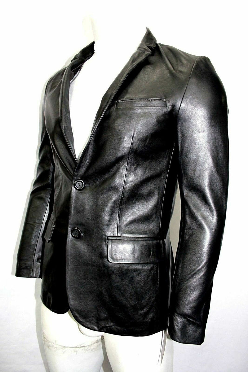 Koza Leathers Men's Real Lambskin Leather Blazer KB167