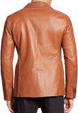 Koza Leathers Men's Real Lambskin Leather Blazer KB047
