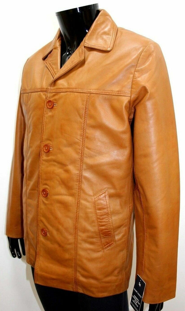 Koza Leathers Men's Real Lambskin Leather Blazer KB170