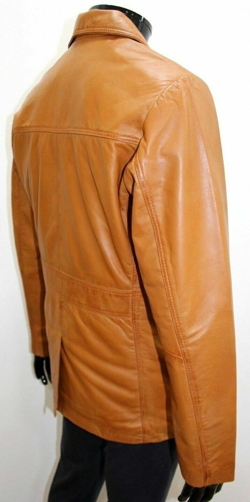 Koza Leathers Men's Real Lambskin Leather Blazer KB170