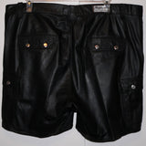 Koza Leathers Men's Real Lambskin Leather Shorts MS027