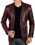 Koza Leathers Men's Real Lambskin Leather Blazer KB171