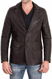 Koza Leathers Men's Real Lambskin Leather Blazer KB178