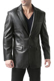 Koza Leathers Men's Real Lambskin Leather Blazer KB021