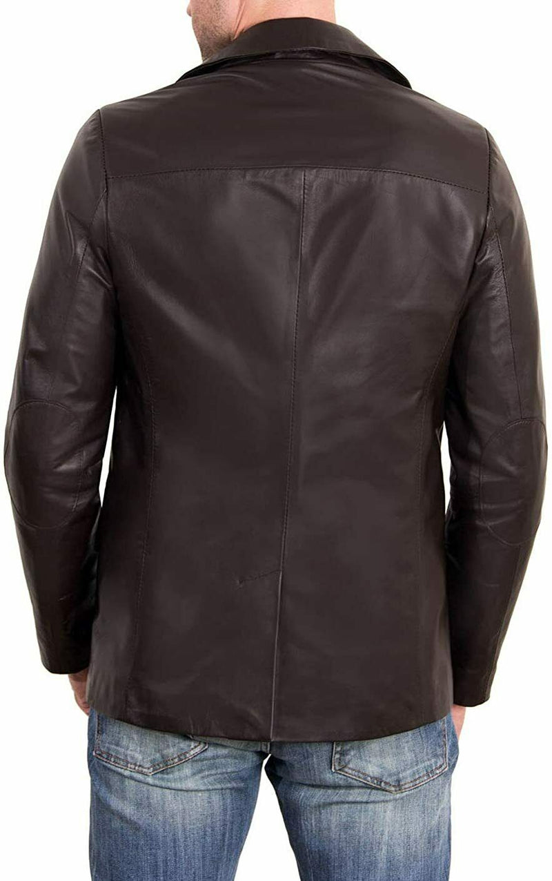 Koza Leathers Men's Real Lambskin Leather Blazer KB178
